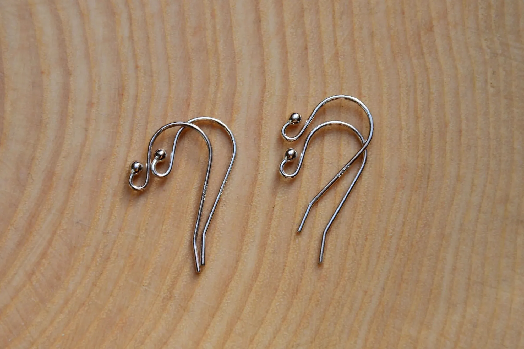 Echtsilberohrhaken aus Sterling Silber 925